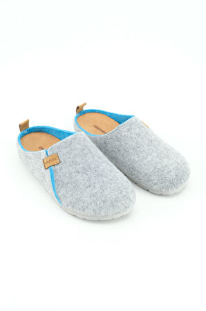 Gezer Kışlık Keçe Comfort Taban Kadın Ev Bahçe Terlik