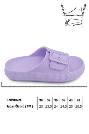 Gezer Kadın Yazlık Tek Toka Ayarlanabilir Eva Banyo Bahçe Havuz Plaj Terlik