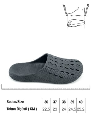 Gezer Yazlık Kadın Islak Zemine Uygun Airblow Esnek Rahat Taban  Ev Bahçe Banyo Terlik