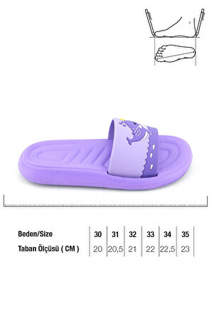 Gezer Yazlık Kız Çocuk Eva Ev Banyo Bahçe Havuz Plaj Terlik