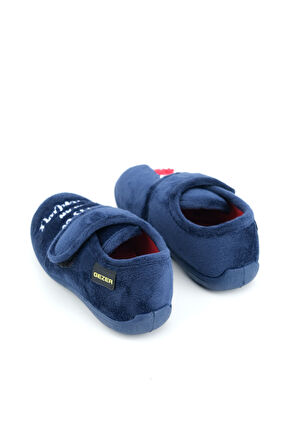 Gezer Kışlık Cırtlı Ayarlanabilir Rahat Taban Erkek Çocuk Panduf Ayakkabı
