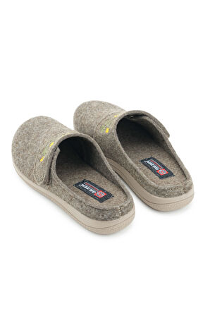 Gezer Kadın Kışlık Nakışlı Tasarım Cırtlı Ayarlanabilir Rahat Taban Ev Bahçe Terlik