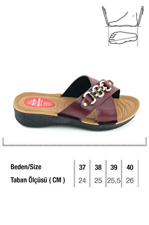 Gezer Kadın Yazlık Rahat Masaj Taban Günlük Terlik