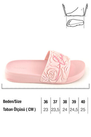 Gezer Kadın Yazlık Rahat Taban Ev Bahçe Günlük Terlik