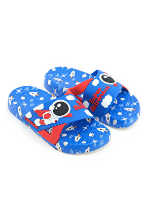 Gezer Erkek Çocuk Yazlık Poliüretan Islak Zemine Uygun Ev Bahçe Havuz Plaj Günlük Terlik