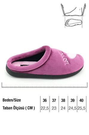 Gezer Kadın Kışlık Nakışlı Tasarım Havlu Kumaş PU Taban Rahat Ev Bahçe Gondol Terlik