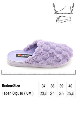 Gezer Kadın Kışlık Rahat Taban Ev Bahçe Terlik