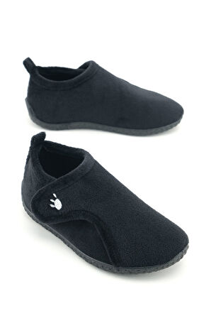 Gezer Kışlık Erkek Çocuk Rahat Taban Cırt Cırtlı Ayarlanabilir Ev Okul Kreş Panduf Ayakkabı