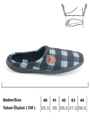 Gezer Erkek Kışlık Rahat Taban Ev Bahçe Terlik
