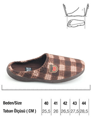 Gezer Erkek Kışlık Rahat Taban Ev Bahçe Terlik