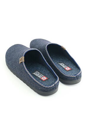 Gezer Erkek Kışlık Keçe Rahat İç Taban PU Alt Taban Ev Bahçe Gondol Terlik