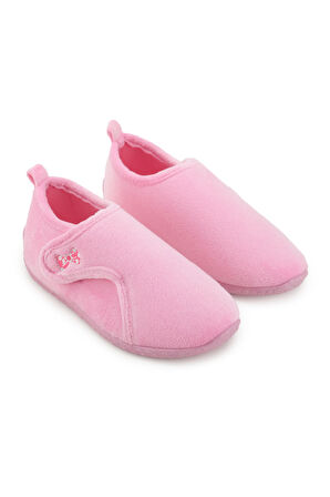 Gezer Kız Çocuk Kışlık PVC Rahat Taban Cırt Cırtlı Ayarlanabilir Ev Okul Kreş Panduf Ayakkabı