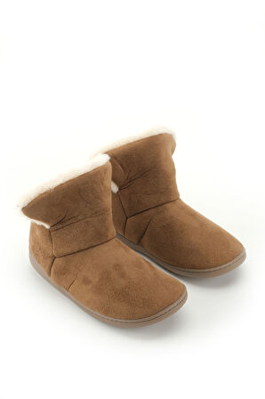 Gezer Kadın Kışlık İçi Peluşlu Rahat Taban Ev Bahçe Panduf Bot