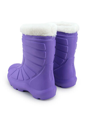 Gezer Kız Çocuk Kışlık Boğazdan Peluşlu İçi Sıcak Astarlı Su Geçirmez Yağmur Kar Bot Çizme