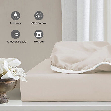 Soley | Jersey | %100 Pamuk Tek Kişilik 100 x 200 Lastikli Çarşaf