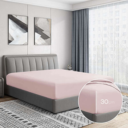 Soley | Jersey | %100 Pamuk Tek Kişilik 120 x 200 Lastikli Çarşaf