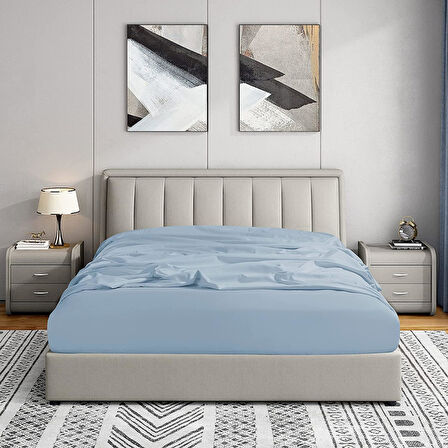 Soley | Jersey | %100 Pamuk Tek Kişilik 120 x 200 Lastikli Çarşaf