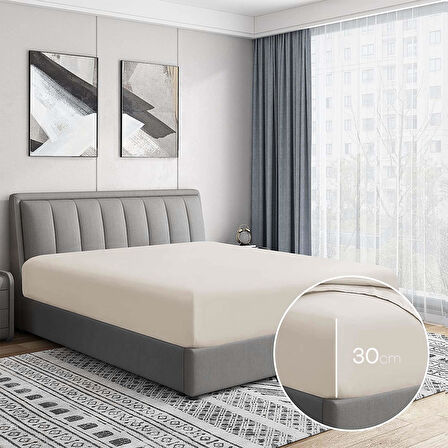 Soley | Jersey | %100 Pamuk Tek Kişilik 120 x 200 Lastikli Çarşaf