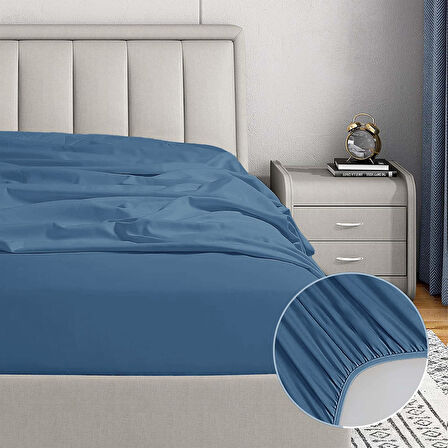 Soley | Jersey | %100 Pamuk Tek Kişilik 120 x 200 Lastikli Çarşaf