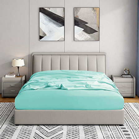 Soley | Jersey | %100 Pamuk Tek Kişilik 120 x 200 Lastikli Çarşaf