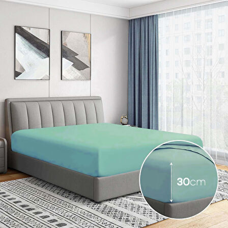 Soley | Jersey | %100 Pamuk Tek Kişilik 120 x 200 Lastikli Çarşaf