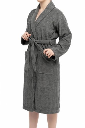 Minerva | %100 Pamuk Kadın / Erkek Unisex Bornoz