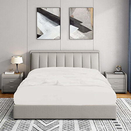 Soley | Jersey | %100 Pamuk Tek Kişilik 100 x 200 Lastikli Çarşaf