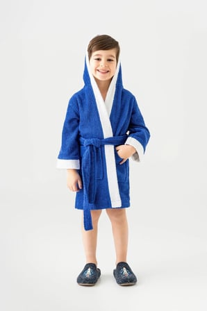 Pueri | %100 Pamuk Unisex Çocuk Bornozu