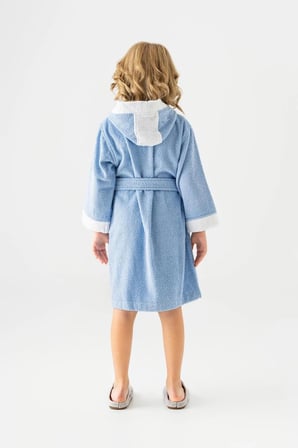 Pueri | %100 Pamuk Unisex Çocuk Bornozu