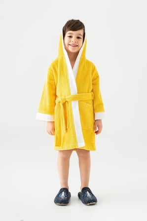 Pueri | %100 Pamuk Unisex Çocuk Bornozu