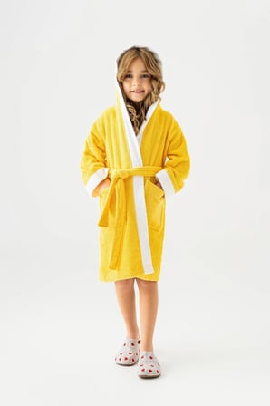 Pueri | %100 Pamuk Unisex Çocuk Bornozu