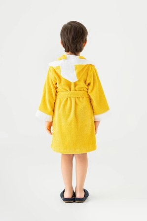 Pueri | %100 Pamuk Unisex Çocuk Bornozu