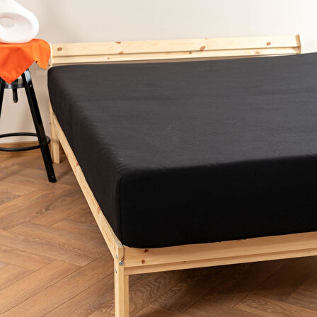 Soley | Jersey | %100 Pamuk Çift Kişilik Premium Lastikli Çarşaf