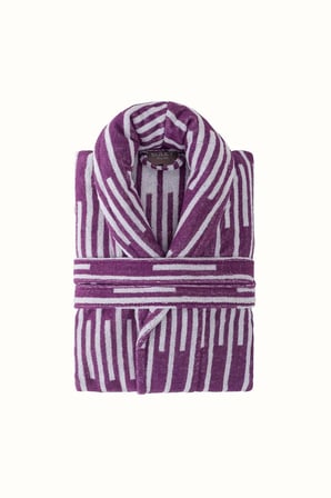 Piano | %100 Pamuk Jakarlı Unisex Bornoz