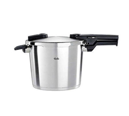 Fissler Vitaquick Premium 6Lt Düdüklü Tencere ve İndiksiyon Tabanlı Metal Kapaklı Tencere Tava Seti