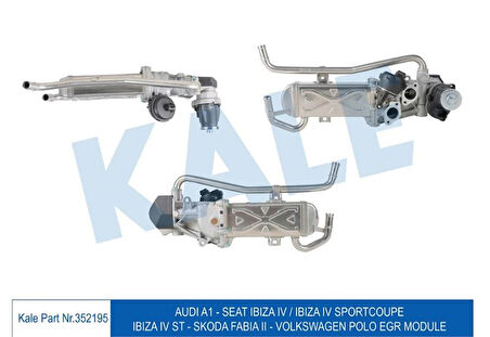 Vag Egr Valfı 1,6 Polo 15> A1 11>14 İbiza Toledo 13>15 Fabıa 11>15 Rapıd 12> Roomster 11>15 - Kale 352195