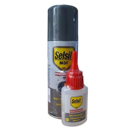 Selsil Ninja Mdf Yüzey Yapıştırıcısı 200 ml + 50 gr Set