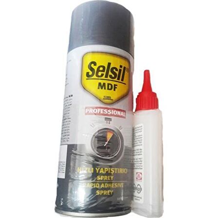 Selsil Hızlı Yapıştırıcı 100gr+400ml Mdf Kıt