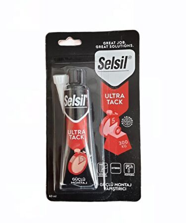 Selsil Ultra Tack Genel Yapıştırıcı 60Ml 300 Kg