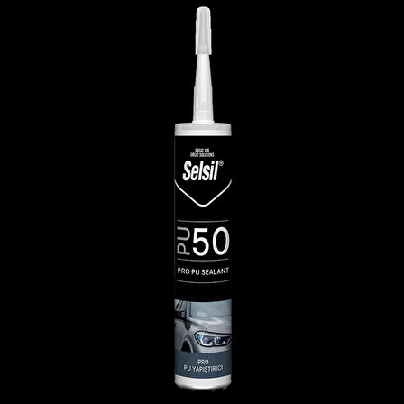 SELSİL PU 50 Profesyonel Pu Mastik 280ml - Siyah