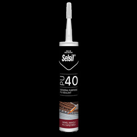 SELSİL PU 40 Genel Amaçlı Pu Mastik 280ml - Kırmızı