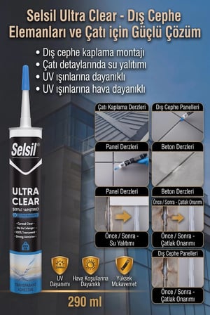 Ultra Clear Kristal Şeffaf Montaj Yapıştırıcı
