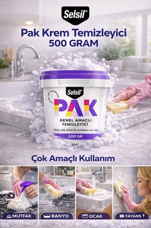 Selsil Pak Köpük 500ml + Krem 500gr