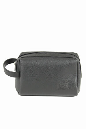Lizy 1050 Suni Deri Clutch Çanta, Traş / Makyaj Çantası