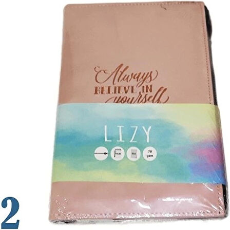 LIZY VELUR DESEN FERMUARLI DEFTER