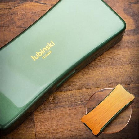 Lubinski Yeni Stil Slim Seyahat Puro Kutusu/Humidor Lake Gri 2's LB-617