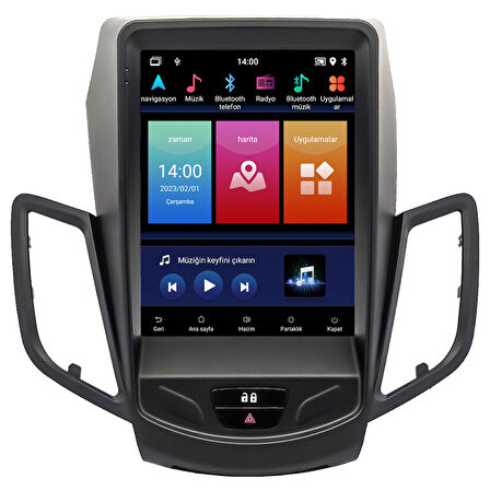 Ford Fiesta Android Multimedya Sistemi (2010-2017) CRV-4126XAT