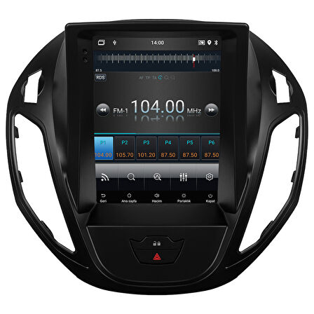 Ford Courier Titanium Android Multimedya Sistemi (2013-2024) CRV-4837XAT