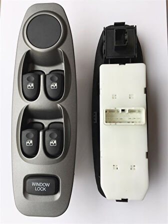Hyundaı Cam Acma Kapama Anahtarı Hyundaı Accent 00-03 Sol On Dortlu (gri) (5 Tus)-11 Fis - Electrotech Ws-104
