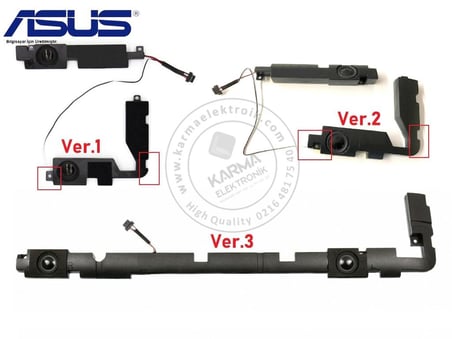 Asus K556, X556 Notebook Speaker Seti -Ver.3 / NBYP052V3
